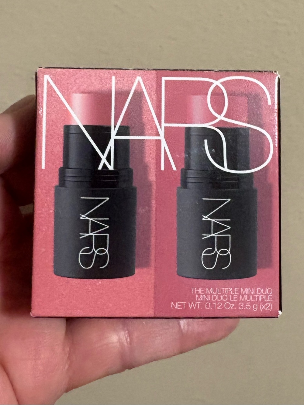 NARS The Multiple Mini Duo Blush Stick Duo ORGASM CRAVE / BAD HABIT Brand New.